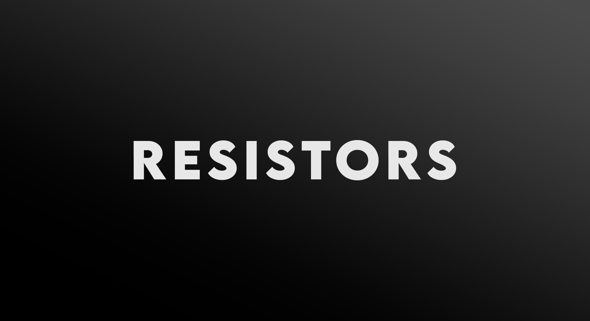 Resistors